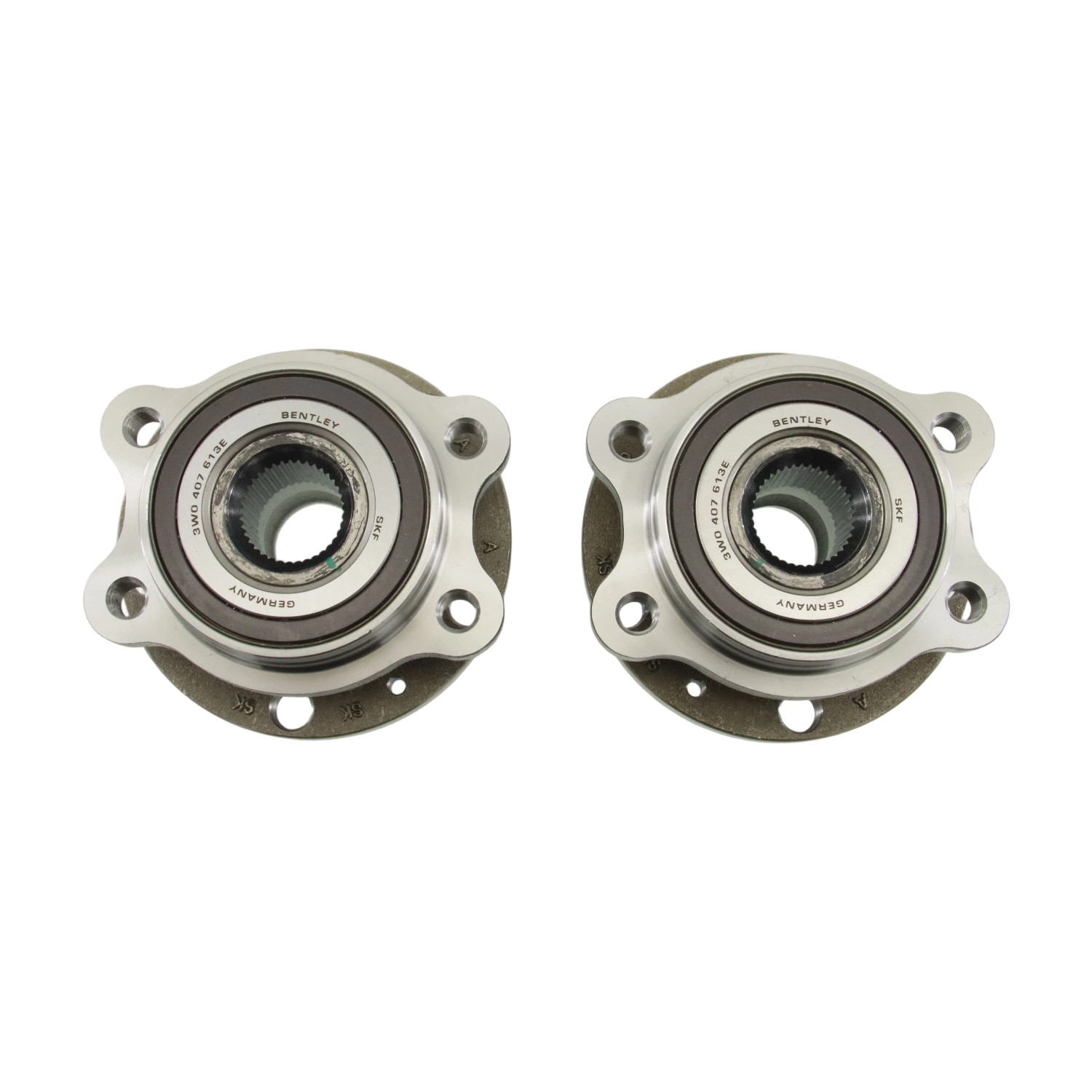 Bentley Continental Gt, Gtc & Flying Spur Wheel Hub Bearing 3W0407613E 2PCS OEM 