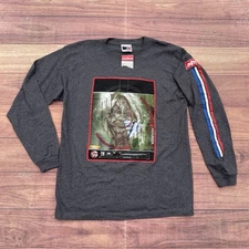 Vintage Y2K Jnco Jeans USA Gray Long Sleeve Shirt Mens Size Large Read* Grunge