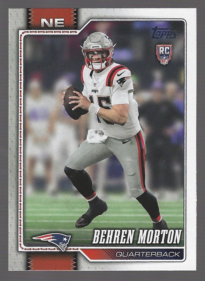 2026 Topps Flagship Behren Morton #351 New England Patriots RC