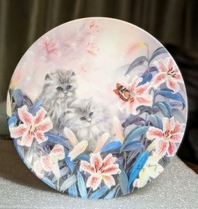 Vintage Cat Plate | eBay