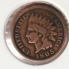 US Rare Old West 1905 Indian Head Penny Coin American Collection Shield Cent USA