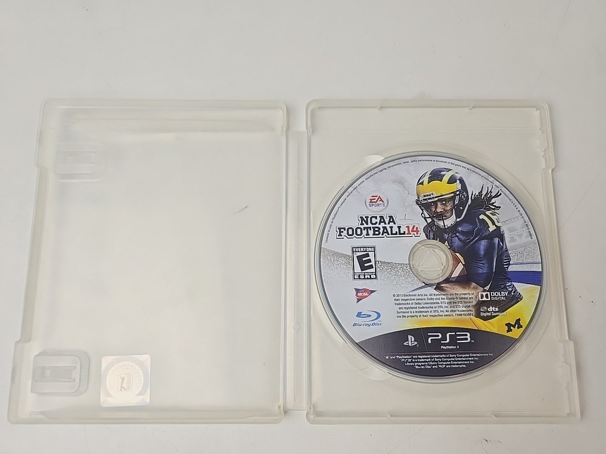 NCAA Football 14 PS3 (PlayStation 3, 2013) Game Disc Only Tested