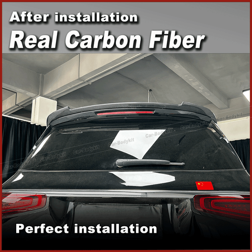 For Mercedes Benz X167 GLS63 2021-2025 Real Carbon Rear Roof Window Spoiler Wing - Picture 6 of 11