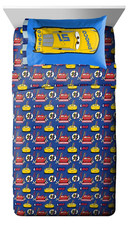 Disney Cars "McQueen and Dinco" Kids Twin Sheet Set-W180872585205