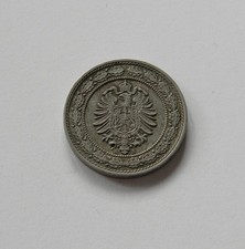 KAISERREICH: 20 Pfennig 1888 A, J. 6, fast stempelglanz, II.