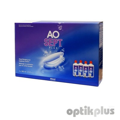 AOSept Plus 4x360ml + 4 Linsenbehälter (1740)