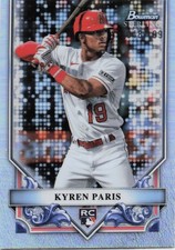Kyren Paris 2024 Bowman Sterling #BSR-42 Refractor #/199