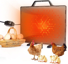 Chicken Coop Heater for Winter, 140W ETL Certified Radiant Heat Panel with Adjus