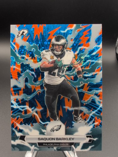 2025 Topps Resurgence Saquon Barkley Blue And Orange Spark - Eagles