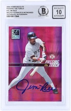 Jim Rice Red Sox Signed 2004 Donruss Passing the Torch #PT-15 #/500 BAS 10 Card