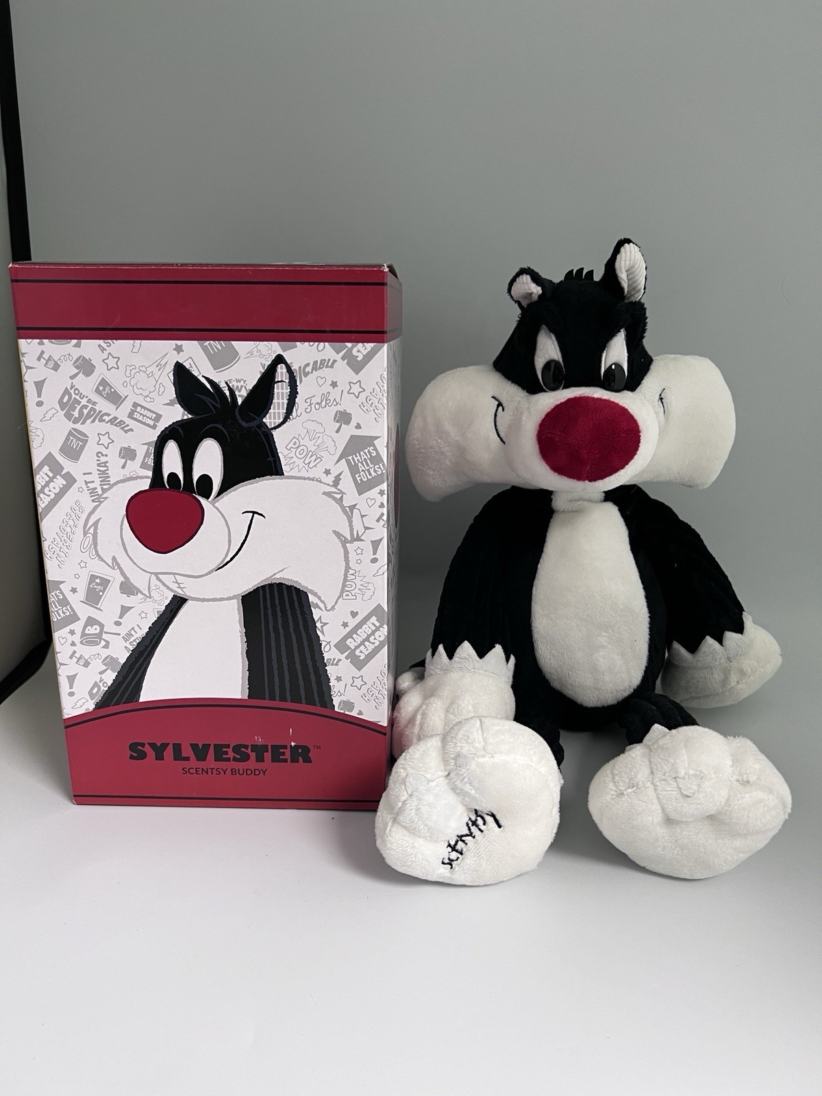 Sylvester the Cat Scentsy Looney Tunes Buddy & Looney Tunes Scent Pak New In Box