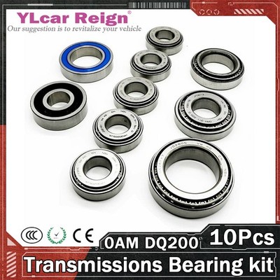 10Pcs 0AM DQ200 OAM DSG Auto Transmission Dual Clutch NSK NTN Bearing Kit For VW