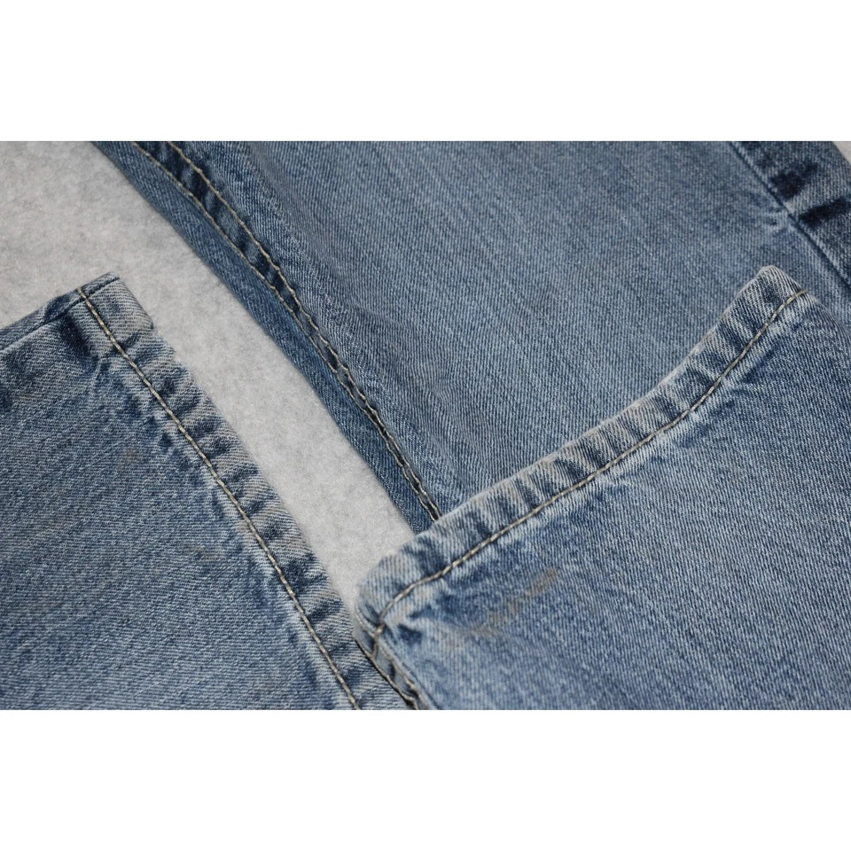 Jeans Ariat M5 Para Hombres Talla 30 x 36 ALTO Pierna Recta Calce Azul Vaquero Denim Western Foto 3 de 4