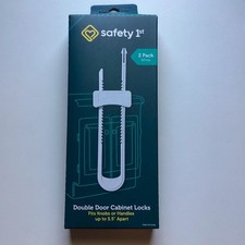 Safety 1st Cabinet Slide Locks Baby Locks Safety For Knobs  Handles 2 Pack