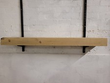 Solid Oak Beam Fireplace Mantel Shelving Planed 90x185x1220mm Rustic (134)