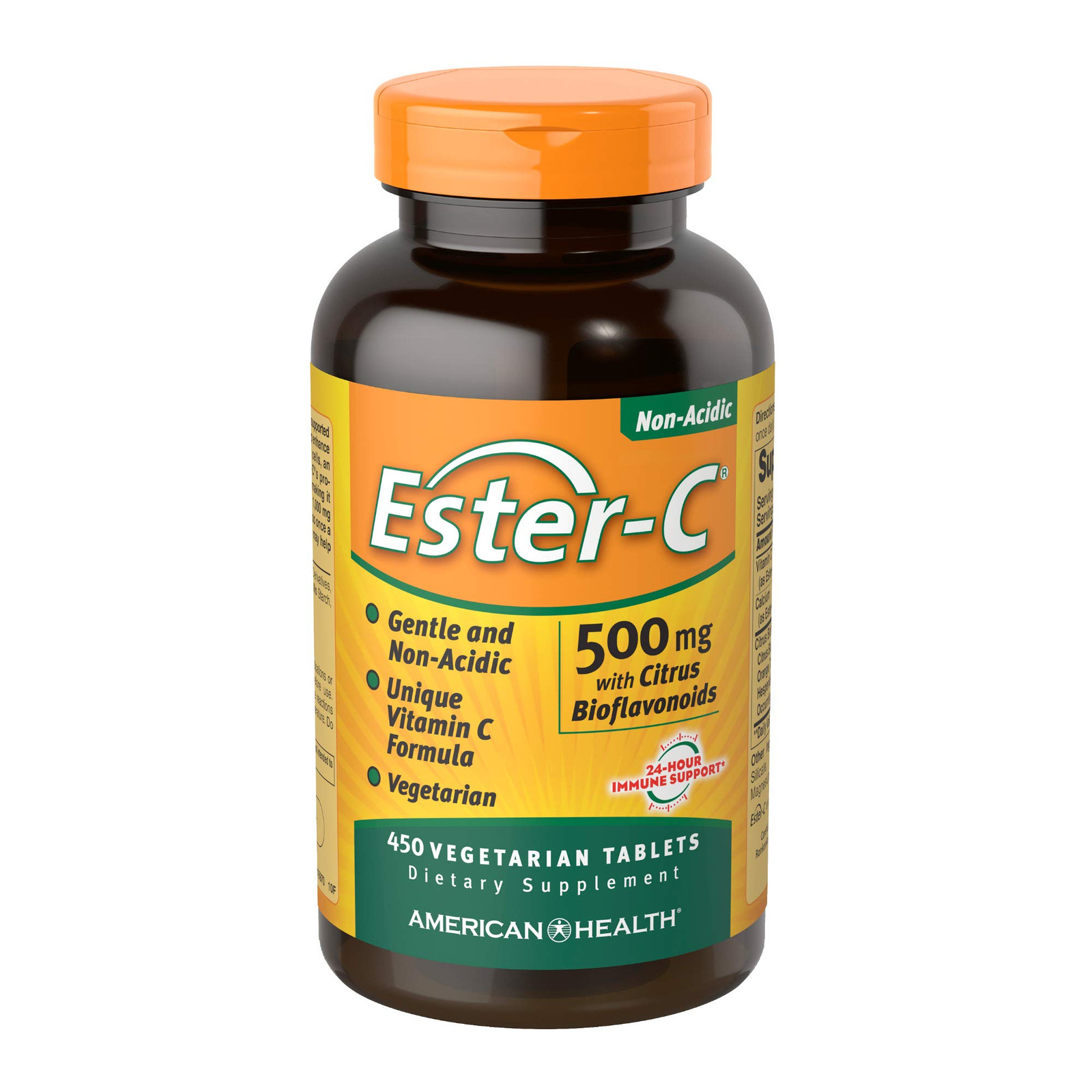 Ester-C with Citrus Bioflavonoids Vegetarian - 24-Hour Immune Support, Gentle...