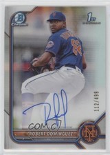 2022 Bowman Chrome Prospect Refractor 112/499 Robert Dominguez #CPA-RD Auto 5h0