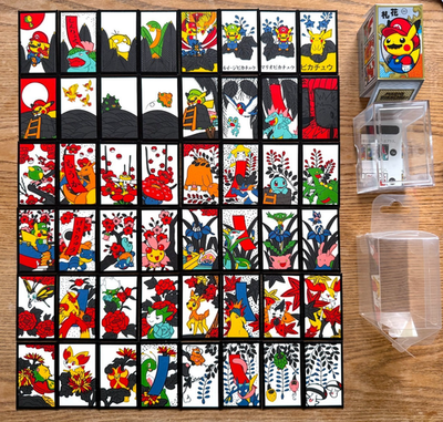 Pokemon Mario Pikachu Hanafuda Playing Card Nintendo Limited