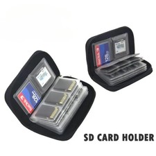 Memory Card Storage Bag 22Slots SD Cards Organiser Pouch Card Carrying Case