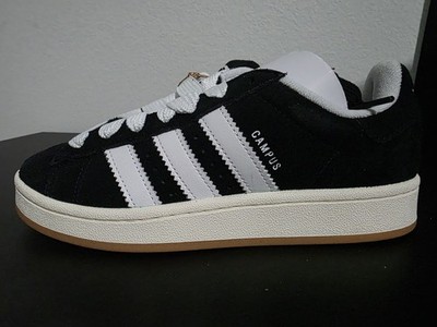 adidas Campus 00s Core Black White Suede HQ8708 Women's Sneakers