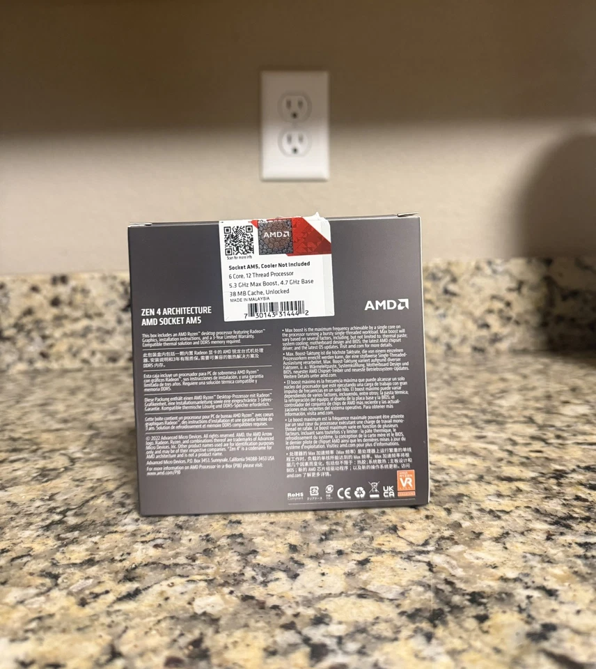 🔥 Combo Placa Madre AMD Ryzen 5 7600X + ASUS B650E MAX GAMING WIFI ATX Foto 3 de 4