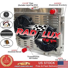 Fit Ford 1967-1970 Mustang Mercury 1968-1970 Cougar Xr7 V8 Radiator Fans Shroud