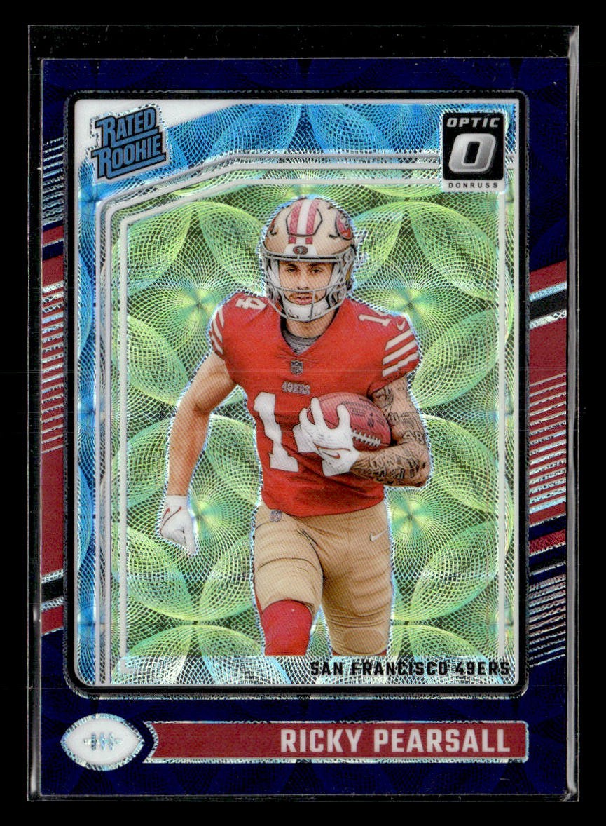 2024 Donruss Optic #284 Ricky Pearsall Blue Scope Card San Francisco 49ers