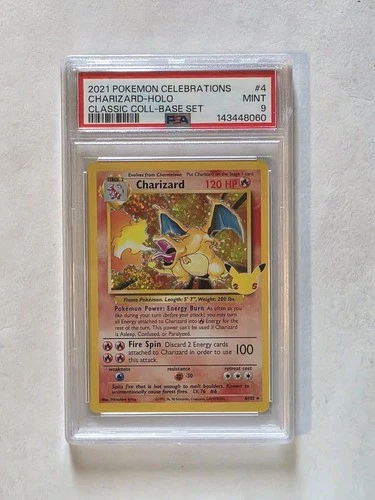 PSA 9 Pokemon Charizard 4/102 Celebrations Classic Collection