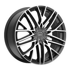22x9 Motiv 437MB Maven Machined Black Wheels 5x108/5x4.5 (40mm) Set of 4