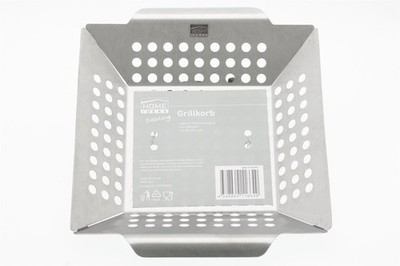 Grillkorb, Schale, Korb für Barbecue Gemüse auf Backofen und Grill