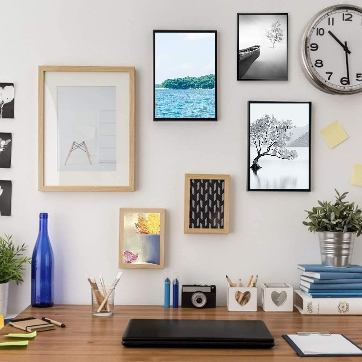 Picture Hanging Hooks, 50 Pcs Heavy Duty 10-50 Lbs Picture Hangers Hardware Kit