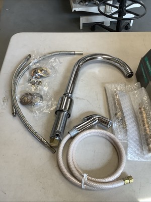 Hansgrohe Proaktiv Kitchen Faucet w/ Side Spray Chrome 06849000 L2