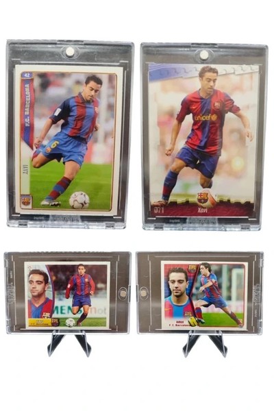 4 cromos Xavi FC Barcelona Mundicromo
