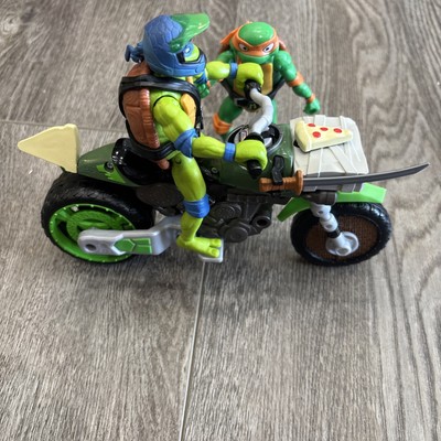 Teenage Mutant Ninja Turtles Mutant Mayhem Ninja Kick Cycle Leonardo Figure TMNT
