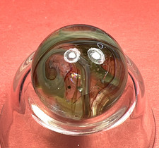 DAS/CHAMPION/WV/JABO CLEAR BASE SWIRLS WHISPY OXBLOOD SHOOTER .74" BOX01/385