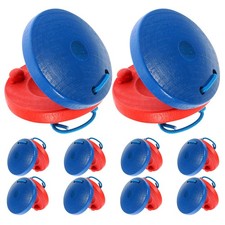 10 Pcs Kids Instrument Set Music for Finger Drums Wood Hand Clappers