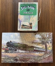 Chad Valley wooden jigsaw puzzle GWR Royal Route to the West COMPLETE 200pc