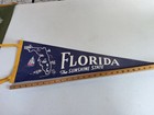 Vintage 50s souvenir pennant  FLORIDA THE SUNSHINE STATE 27” — photo 1