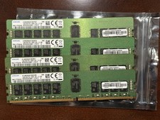 4x Samsung 16GB DDR4-2666MHz PC4-21300 ECC Registered RDIMM Server Memory RAM