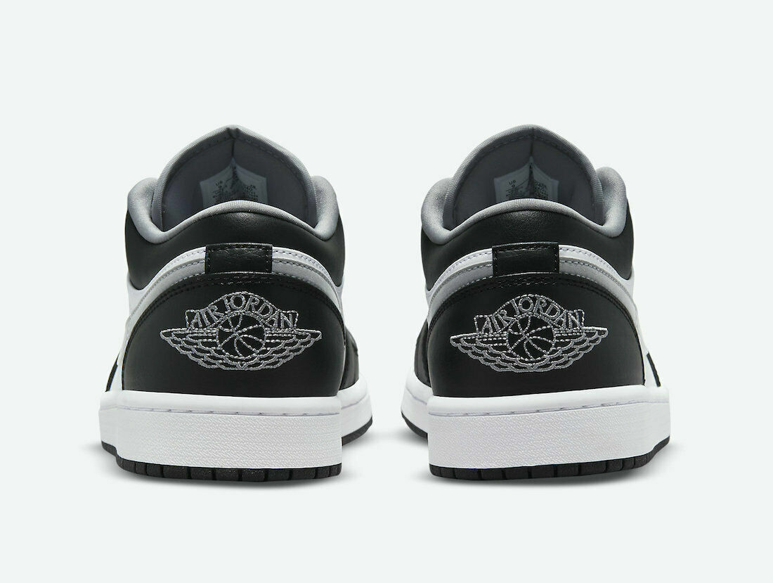 NEW Nike Air Jordan 1 Low Men's Multi Size Black/Grey-White NEW Nike Air Jordan 1 Low Men's Multi Size Black/Grey-White