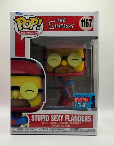 Funko Pop! #1167 The Simpsons Stupid Sexy Ned Flanders - Fall Convention 2021