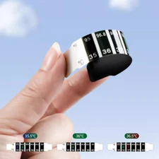 10pcs Fever Forehead Thermometer Alert Strip Reusable Stick On Health Care 