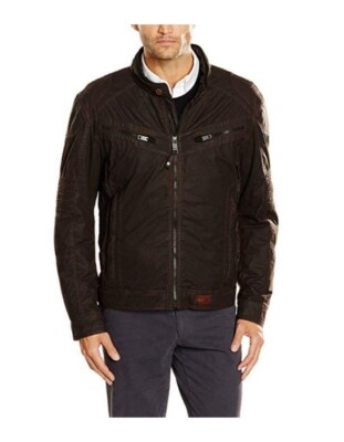 Camel Active cotton jacket with QUILTED LINING *size GB48/S*  285.95rrp MEASURED