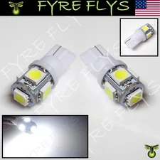 White LED License Plate Light Bulbs Bright 168 194 2825 HID Xenon Lamps  b#M1