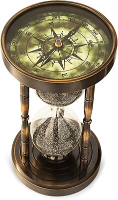 Sand Timer Hourglass   5 Minute Countdown with Short Time Alarm, Wedding Gift