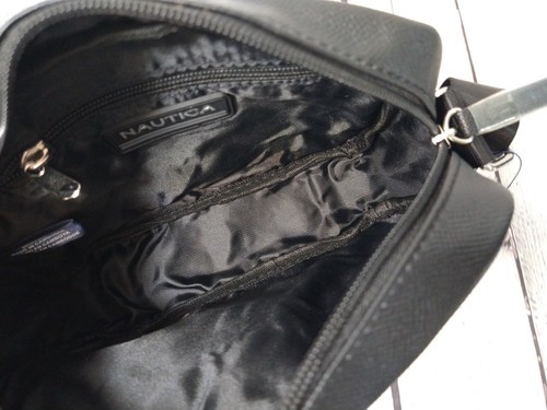 NWT lot of 4 NAUTICA / ANISTON pebble black crossbody, wallet, tote SET msrp 350 - Picture 20 of 21