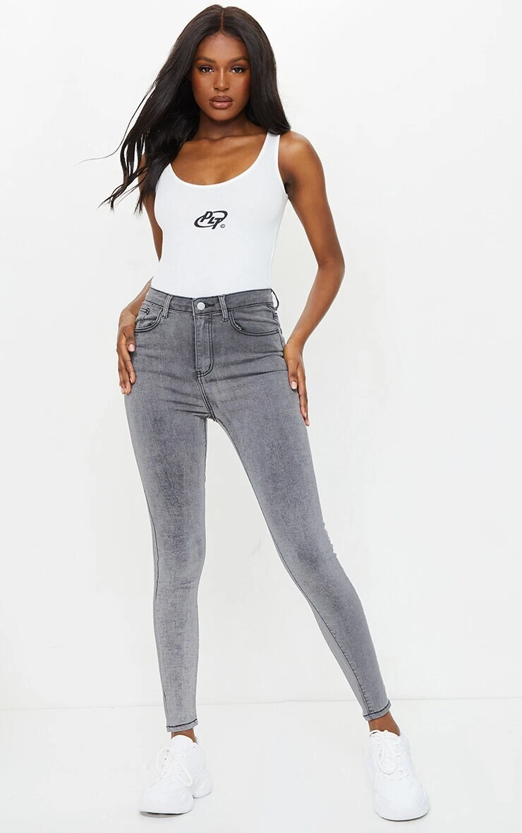 Pretty little thing high waisted jeans 2025