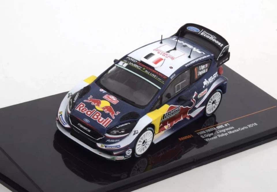 FORD FIESTA WRC #1 S. OGIER - J.INGRASSIA WINNER TOUR DE CORSE 2018 - IXO RAM674 - Immagine 4 di 4