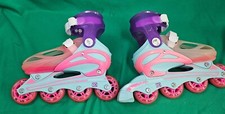Roller Derby Inline Skates Roller Blades Adjustable Sizing Technology Size 6 - 9