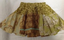 MATILDA JANE Westside Molly the Envy skirt green brown blue floral twirl 6